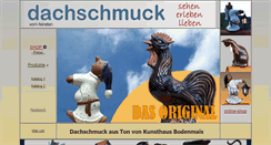 Desktop Screenshot of dachschmuck.de